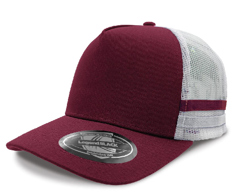 7050 Striped Trucker Cap
